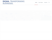 Tablet Screenshot of digma.ch